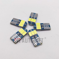 T10 Auto-LED-Licht W5W 194 Mini-LED-Birne 5730 6SMD Auto-Innenbeleuchtung Auto-Keilmarker Kuppellampe Leselampe Autotürbeleuchtung 12V 24V