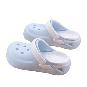 Nouvelles sandales sabots pour enfants, style été, antidérapantes, pour la plage, semelle souple, pour garçons et filles, bout fermé, blanc rose - Product Image 3