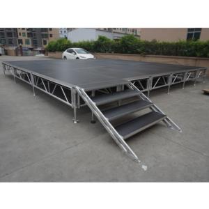 Assemblage de la scène d'événement d'éclairage colonne montante pliable scène en aluminium - Product Image 6