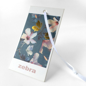 Cartes à roulettes en papier personnalisées, 50 pièces, rose naturel, pour vêtements d'enfants - Product Image 3