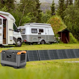 Panneaux solaires en silicium monocristallin et polycristallin 200W, efficacité 23%, chargeur portable noir, 18 pièces, marque OEM, modèle UC-200 - Product Image 3