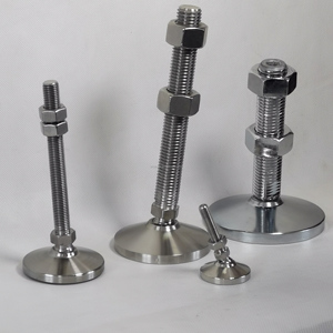 Pied de machine personnalisé Toutes tailles Filetage M8 M10 M12 M14 M16 M20 Goujon Heavy Duty Pieds de nivellement réglables Gildes - Product Image 1