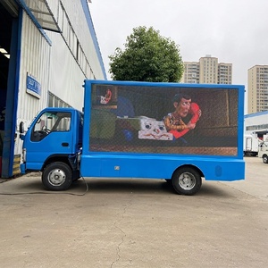 Good Price ISUZU 100P 4x2 120hp Full Color LED Screen Vehicle Mobile Advertising Truck for Sale - Product Image 1