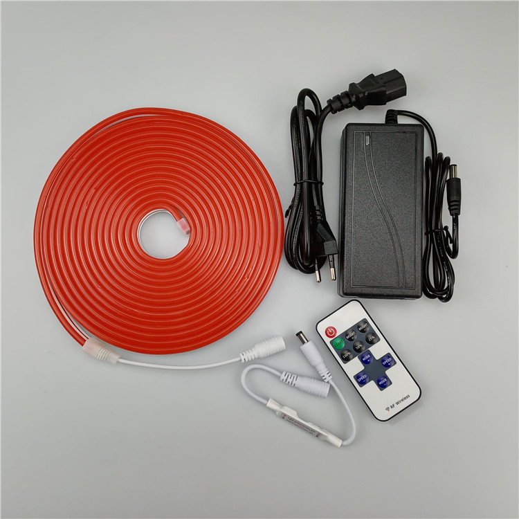 Дешевая оптовая продажа 5 м комплект 50 м рулон 12 в 24 В 220 В белый теплый белый желтый синий красный оранжевый розовый фиолетовый rgb светодиодная неоновая гибкая лента