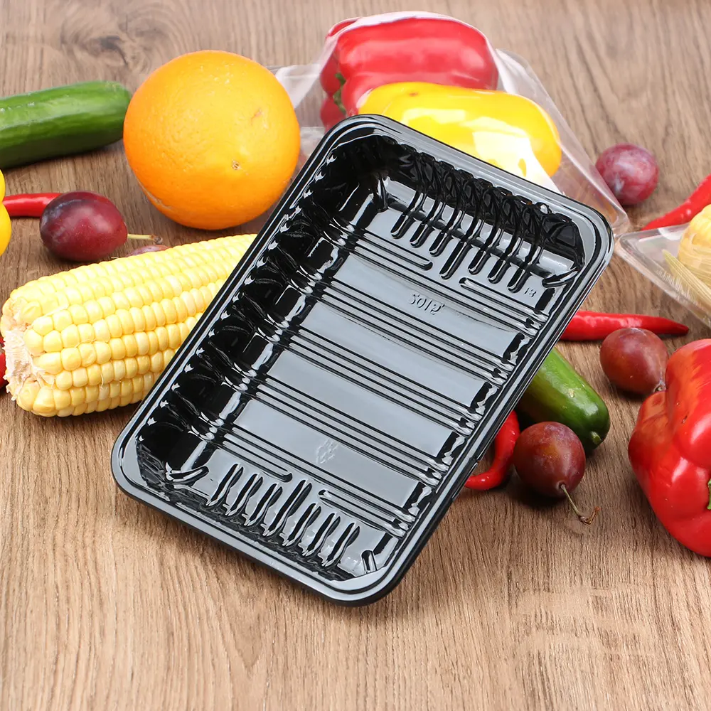 fruit vegetable meat plastic food packaging disposable packaging trays
