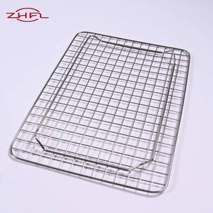 Cesta de rejilla de alambre para barbacoa, tejida, resistente al calor, soldada, portátil, resistente a la corrosión, fácil de limpiar - Product Image 2