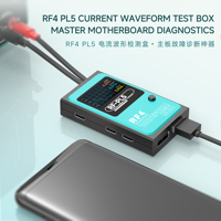 Boîtier d'alimentation métallique RF-PL5 pour réparation de téléphones avec affichage numérique et câble de démarrage |   Carte mère de téléphone portable, alimentation CC pour boîtier