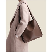Sac à main tendance de luxe pour femme avec logo personnalisé, sac fourre-tout rétro en cuir véritable, sac bandoulière en gros pour femme