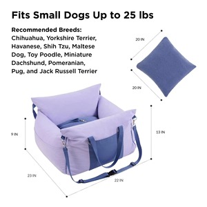 Neues Modell Abnehmbare und Waschbare Wasserdichte Auto-Vordersitz-Hundebett-Tragetasche für Hunde und Katzen - Product Image 2