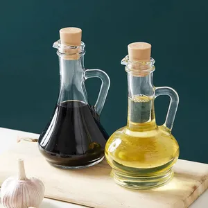Изготовленный на заказ логотип 260 мл классическая кухня семейное использование боросиликатное термо стекло оливковое масло для приправ