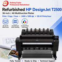 Mesin Fotokopi Format Besar DesignJet 36 inci A0 untuk Printer Inkjet HP T2500 2500, Plotter Rekondisi, Cocok untuk Poster Iklan CAD