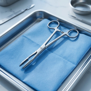 กรรไกรผ่าตัดแบบ Gross Maier Dressing Forceps F6-276 ระดับ Class II ผลิตจากเหล็กกล้าไร้สนิมคุณภาพสูง ใช้งานด้วยมือ ได้รับการรับรองมาตรฐาน CE ISO 2015 - Product Image 2