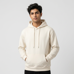 Nouveau Hoodie Unisexe Noir à Blocs de Couleurs pour Hommes, Vente en Gros Fabricant 2025, Impression Numérique Hiver Personnalisée 380gsm pour Hommes - Product Image 1