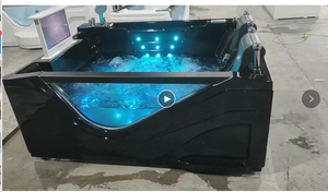 Grosir bak mandi panas pijat tunggal dalam ruangan Modern jaculzzier dan bak mandi rendam kolam mandi untuk kamar mandi/Hotel - Product Image 5