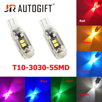 Haute qualité T10 W5W Super lumineux 3030 LED intérieur de voiture lecture dôme lampe marqueur 168 194 LED Auto cale Parking ampoules rose