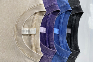 Drop Shoulder Luxury DTG tùy chỉnh nặng cotton chất lượng cao quá khổ Hombre axit rửa đồ họa cổ điển men's t Áo sơ mi nhà sản xuất - Product Image 3