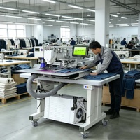 Machines à coudre industrielles professionnelles pour les poches zippées, machine à coudre les passepoils de poches, au prix le plus bas