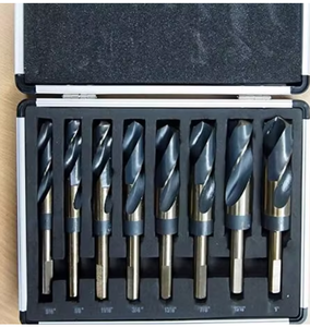 8 Miếng 1/2 "HSS Bạc Và Bộ Mũi Khoan Công Nghiệp Deming - Product Image 5