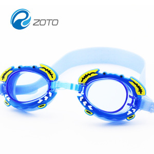 Gafas de natación para niños, lentes de PVC antivaho, diseño de cangrejo azul para niños - Product Image 3