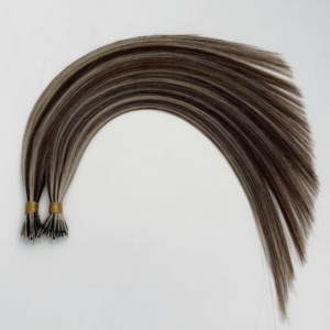 Wholesale Nano <b>Ring</b> Hair Extension Russian Cuticle Aligned Virgin Human Hair Nano <b>Ring</b> Extensions for Salon 2026 Raw Hair 1b - Product Image 4