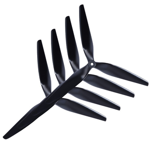 Hot Sales Gemfan 8040 8X4X3 3-Blade 8inch Carbon Fiber Propeller Multi-rotor Aircraft FPV <b>Accessories</b> Black+Silver Lightweight - Product Image 2