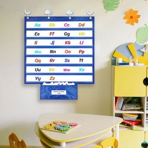 Organizador de Bolsillo Estándar para el Aula y Educación en Casa, con 7 Tiras Transparentes para Frases, Soporte para Tarjetas de Palabras Visuales, Suministros para Oficina y Escuela - Product Image 5