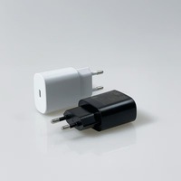 Kepala Pengisi Daya Super Cepat USB-C 10W untuk Ponsel Note10 EU/US PD dengan Output 5A Bahan PVC/ABS