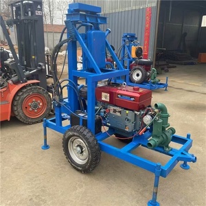 Plataforma <span class=keywords><strong>de</strong></span> Perforación Hidráulica Multifuncional para Pozos <span class=keywords><strong>de</strong></span> <span class=keywords><strong>Agua</strong></span> con Motor Cummins Diésel, Bomba y Caja <span class=keywords><strong>de</strong></span> Cambios, Profundidad Máxima <span class=keywords><strong>de</strong></span> 200m - Product Image 2
