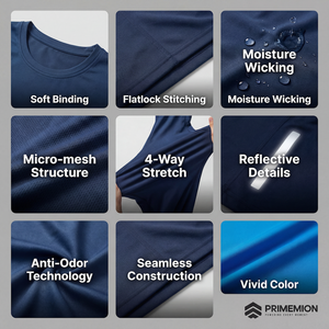 Camiseta Deportiva <span class=keywords><strong>de</strong></span> Compresión <span class=keywords><strong>de</strong></span> Manga Larga Premium - Diseño <span class=keywords><strong>de</strong></span> Mapa Topográfico Impreso - Color Oscuro Personalizado Profesional OEM/ODM - Product Image 6