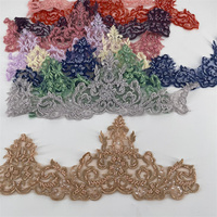 Hot vendre couleurs personnalisées perles broderie dentelle pour robe