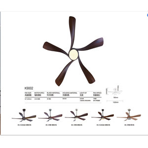 Ventilador de techo de pulgadas de alto Lámpara LED regulable Ventilador de techo moderno con motor de CC silencioso con luz - Product Image 4