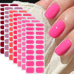 Nuovo Arrivo: Kit da 20 Pezzi di Adesivi Glitterati per Unghie, Strisce di Gel <span class=keywords><strong>UV</strong></span> Semi-Polimerizzato, Adesivi per Unghie in Gel Semi-Polimerizzato - Product Image 5