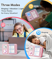 Minuteur visuel 5-en-1 et outil pour TDAH pour enfants avec tableau d'emploi du temps visuel, tableau des tâches et tableau de planification pour la maison, l'école, la salle de classe, le travail