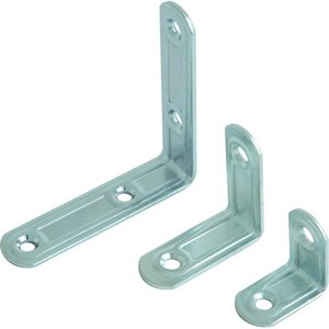 Multi Size Zinc Plated L <b>Angle</b> <b>Bracket</b> Metal Wall Mount Floating Shelf Support Hardware - Product Image 2
