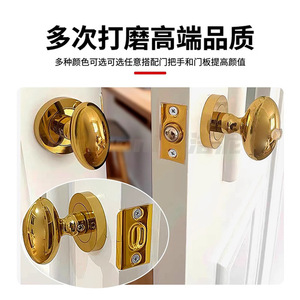 Copper Door Catch Invisible Magnetic <b>Spring</b> Hidden Door Stop Bead For Cabinet Hotel KTV Room - Product Image 4