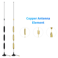 Antena Magnética de Alta Ganancia 9dBi para LTE 4G en Exteriores, con Conector SMA, RG58 LMR195 RG174, Polarización Vertical para IoT
