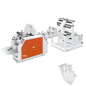 Máquina para hacer bolsas de papel Kraft de alta velocidad, varios estilos, material de papel Kraft, pan, Tipo v, inferior, 2022