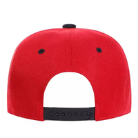 Gorra de Béisbol Estilo Hip Hop con Visera Plana, Personalizada con Logotipo Bordado en 3D, Venta al Por Mayor, Diseño de Color Combinado, Cierre a Presión