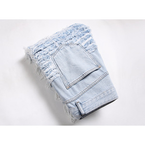 Productos para Dropshipping 2026, Jeans Holgados Azul Claro para Hombre, Pantalones Vaqueros Casuales de Moda Urbana para Uso Diario - Product Image 5
