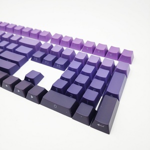 Shine Through PBT Double Shot Custom Keycap Set 133 Touches Gradient Purple <span class=keywords><strong>Cherry</strong></span> Profile Keyboard pour <span class=keywords><strong>Cherry</strong></span> <span class=keywords><strong>Gateron</strong></span> <span class=keywords><strong>MX</strong></span> Switches - Product Image 5