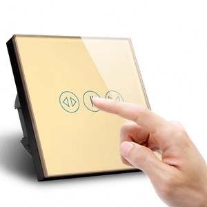 Interrupteur de rideau électrique mural tactile pour système de maison intelligente et gradateur de contrôle à domicile Wifi Alexa et google - Product Image 5