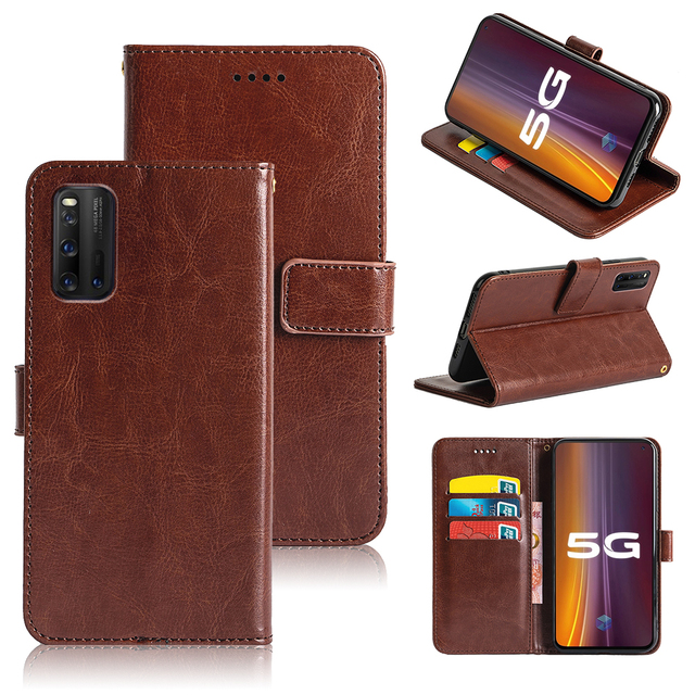 Wallet Flip Cover Leather Case for Vivo IQOO Neo5 7 Z3 5G Y72 Y53S Y52 T1X Z5X 8 Pro Z7