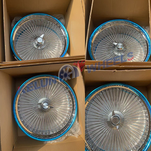Llantas Cromadas de Rayos de Alambre KELUN, Llantas de Rayos Cromadas, Tapas Centrales Flotantes para Llantas de Alambre - ¡Producto Estrella! - Product Image 2