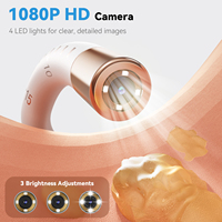 Endoscope ENT OEM/ODM avec écran HD de 1,28 pouce, caméra de 3,9 mm, otoscope pour l'inspection des oreilles, du nez et de la gorge, avec batterie rechargeable