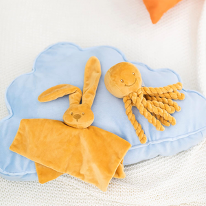 ASTM CPSIA Jouet en <span class=keywords><strong>peluche</strong></span> pieuvre jaune de 10 pouces avec plusieurs jambes ODM OEM Animal en <span class=keywords><strong>peluche</strong></span> pour les tout-petits souriant Jouets pieuvre drôles - Product Image 4