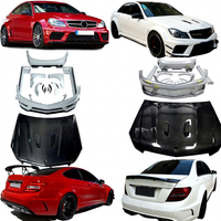 Kit complet de carrosserie de pare-chocs de haute qualité de style BS pour modèles Mercedes-Benz Classe C W204 à deux et quatre portes État neuf