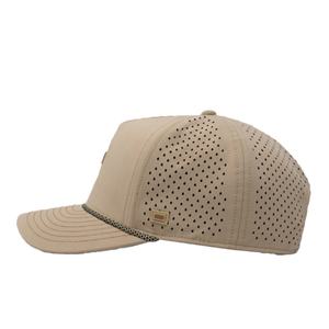 Gorra de Golf Personalizada OEM con Malla Perforada, Logotipo, 5 Paneles, Visera Ligeramente Curvada, Cierre a Presión, Parche de Goma Impermeable - Product Image 3