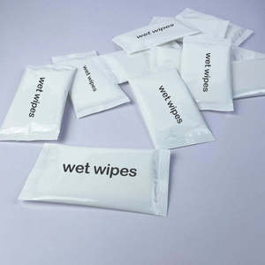 Lingettes démaquillantes individuelles jetables format voyage, naturelles, pour le visage, OEM - Product Image 1