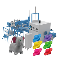 Machine de fabrication de balles pour balles en PVC, balles d'exercice, balles de plage – Équipement de production par moulage rotatif – Fabricant