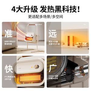 Calentador Eléctrico de Grafeno Xiangwu 1000W 2000W con Circulación de Aire para Calefacción de Toda la Casa - Product Image 5